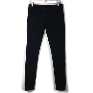 Denim & Supply Ralph Lauren Mid Rise Denim Skinny Jeans in Milan Black
